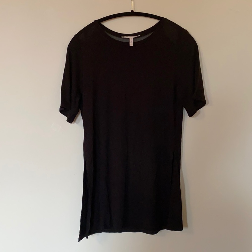 BCBGeneration Black Shirt w/ mesh detail